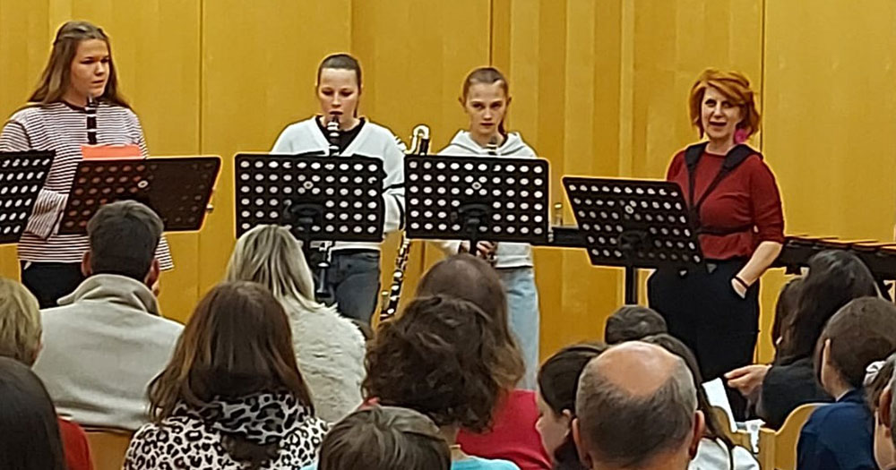 Vorspielabend der Klarinettenklassen